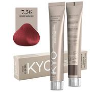 Colore per capelli 100ml + ossigeno 150 ml by kyo, AMMONIA FREE E PPD FREE con collagene Marino e cheratina (8.0 Biondo Chiaro)