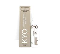 Colore per capelli 100ml + ossigeno 150 ml by kyo, AMMONIA FREE E PPD FREE con collagene Marino e cheratina (3.0 Castano Scuro)