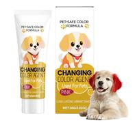 Colore per capelli per cani | Tonalità resistenti all'acqua a lunga durata | Cambio di colore nutriente per gatti, per tutte le razze, spettacoli di cura, palcoscenico, cosplay, passeggiate notturne