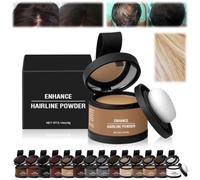 Colore per capelli Veinsgrain,Copertura radice,Polvere per Ombretto Dell'attaccatura dei Capelli,Colore Per Capelli Ritocco Per Radici,Polvere Per Ritocco Per Radici (12 Biondo medio, 1)