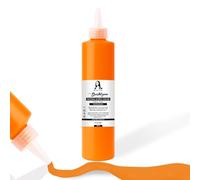 Colore per tessuti 500 ml. Colore per tessuti lavabile. Colore per T-shirt per tessuti chiari. Resistente alla lavatrice, resistente al lavaggio. Colore per tessuti, colore per stoffa (arancione)