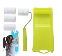 Colore Roller Parete Pittura a colori - Kit di pittura Edger Combinato | Pittura della spazzola del rullo del bordo | Pittura Mini Edger Kit Roller Combo con vasca colorata | Cutter per bordi di cor