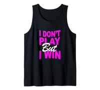 Colore Rosa Don't Play, Win Pink Graphic Canotta