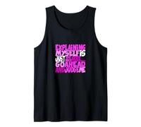 Colore Rosa Go Ahead, Judge Me Pink Graphic Canotta
