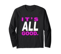 Colore Rosa It's Good - all of It Pink Graphic Maglia a Manica