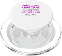 Colore rosa La grafica rosa più cattiva PopSockets PopGrip per MagSafe