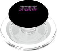 Colore rosa Schedule No Days Off Grafica rosa PopSockets PopGrip per MagSafe