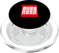 Colore rosso Aura-x3 Red Graphic PopSockets PopGrip per MagSafe