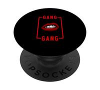 Colore rosso Gang-x2 Grafica rossa PopSockets PopGrip Adesivo