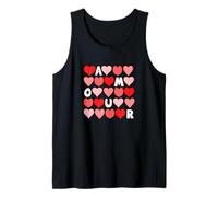 Colore Rosso Spell out The Love Red Graphic Canotta