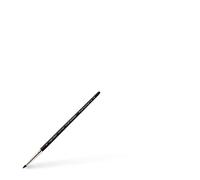 Colore Shaper CSH14500 con spazzola di gomma punta extra duro, dimensione tricorn 0, Nero