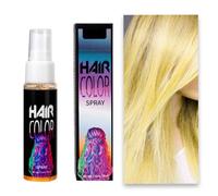Colore temporaneo per capelli, colore viola, spray per capelli, lavabile, Crazy Hair Color Spray, Colorazioni per capelli, per carnevale, Halloween, cosplay, feste (oro, taglia unica)
