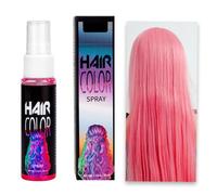 Colore temporaneo per capelli, colore viola, spray per capelli, lavabile, Crazy Hair Color Spray, Colorazioni per capelli, per carnevale, Halloween, cosplay, feste (rosa, taglia unica)