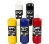 Colore tessile, colori primari, 5x500ml