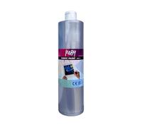 Colore tessuto 500 ml - Colore tessile per tessuti chiari, lavabile e stirabile (argento)