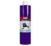 Colore tessuto 500 ml - Colore tessile per tessuti chiari, lavabile e stirabile (viola)
