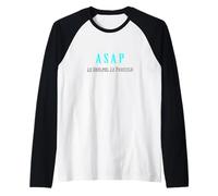 Colore Turchese Il più Soulful Possibile Grafica Turchese Maglia con Maniche Raglan