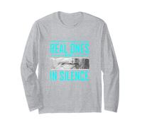 Colore Turchese Say Less Real Ones Turchese WT Grafica Maglia a Manica