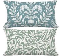 Colore uovo d'anatra Cuscini per Divano 40x80 cm Set di 2, Cuscini da Esterno Impermeabili nordico Design Motivo, Lino Copricuscini Divano per Giardino Balcone Arredo Camera da Letto Estate -o5683