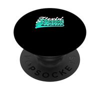 Colore verde acqua chiaro Flexin'-X3 verde acqua chiaro Grafica PopSockets PopGrip Adesivo