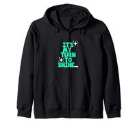 Colore Verde Acqua Chiaro My Turn To Shine Light Teal Aqua Felpa con Cappuccio