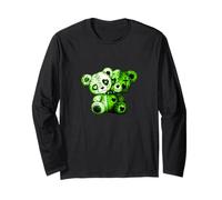 Colore Verde Evil Twin-v2 Grafica Verde Maglia a Manica