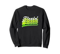 Colore Verde Flexin'-X3 Grafica Verde Felpa