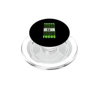 Colore verde Focus On Your Money Graphic PopSockets PopGrip per MagSafe