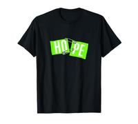Colore Verde Holding On To Hope Green Graphic Maglietta