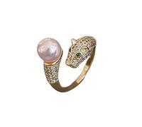 Colore vintage Metallo Hollow Esagerazione Anelli Finger Anelli Grandi Perle Anelli per Le Donne Ragazze Regalo Del Partito Gioielli di Moda