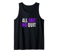 Colore Viola all Grit - No Quit Purple Graphic Canotta