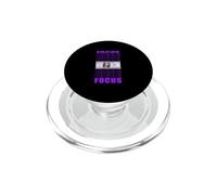 Colore viola Focus On Your Money Grafica viola PopSockets PopGrip per MagSafe