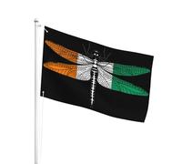 Colore Vivido Bandiera Da Giardino 90X150Cm Cote D'Ivoire Dragonfly Bandiera Da Dell'Individualità Decorazione Bandiera Da Cortile Per Giardino, Barca, Camion