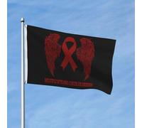 Colore Vivido Bandiera Della Casa Multiple Myeloma Cancer Awareness Striscione Da Giardino Outdoor Bandiera Da Cortile Per Barca, Cortile, Camion, 3X5 Ft