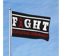 Colore Vivido Striscione Da Giardino Fight Multiple Myeloma Cancer Awareness Bandiera Da Esterno Outdoor Bandiera Pirati Per Barca, Cortile, Feste, 3X5 Ft