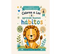 Colorea a Leo y aprende buenos habitos