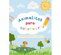COLOREA ANIMALITOS: Libro para colorear de animales