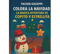 Colorea la Navidad: La mágica aventura de Copito y Estrellita