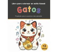 Colorea los Gatos más Kawaii: La aventura más adorable a partir de 3 años