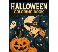 Colorea tu Halloween: Monstruos Simpáticos y Paisajes Encantados.: Libro para colorear de 32 ilustraciones originales en blanco y negro, perfecto para niños desde 5 años hasta adolescentes.
