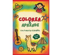 Colorea y aprende.: Cultura en español (versión mini)