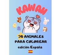 Colorea y Descubre: Animales Kawaii de España