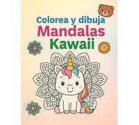 Colorea y dibujas mandalas kawaii