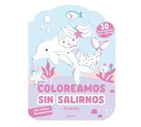 Coloreamos sin salirnos. Sirenas