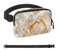 Colored Art Marble-1931 Marsupio per uomini e donne, marsupio con tracolla regolabile, alla moda, borsa a tracolla ovunque, per viaggi all'aperto, corsa, escursionismo, multicolore, Multicolore,