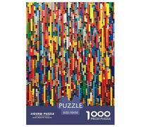 Colored Building Blocks Puzzle 1000 Pezzi Classico Per Adulti, Game Di Famiglia, Regalo Creativo Per Il Relax Per Uomini E Donne 70x50cm/1000pcs