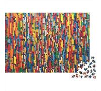 Colored Building Blocks Puzzle 1000 Pezzi Per Adulti, Pixel Art Reale, Esperienza Trasformativa, Design Da Incorniciare 1000pcs (75x50cm)