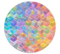 Colored Building Blocks Puzzles Giochi Educativo 1000 Pezzi Abstract Style Puzzle Di Cartone Decorazione Perfetta Sfide Divertenti Per Adulti E Bambini Da 12 Anni 1000pcs (67.5x67.5cm)