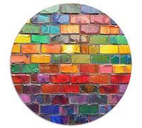 Colored Building Blocks Puzzles Intrattenimento Creativo 1000 Pezzi Brick Wall Puzzle Di Cartone Decora La Casa Giochi-rompicapo Per Adulti E Bambini Da 12 Anni 1000pcs (67.5x67.5cm)