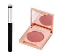 Colored Clay Cc Undereye Corrector,Under Eye Brightener with Brush,Eye Concealer,Undereye Color Corrector for Dark Circles,Clay Neutralizing Makeup Under Eye Hydrating Concealer (Red)